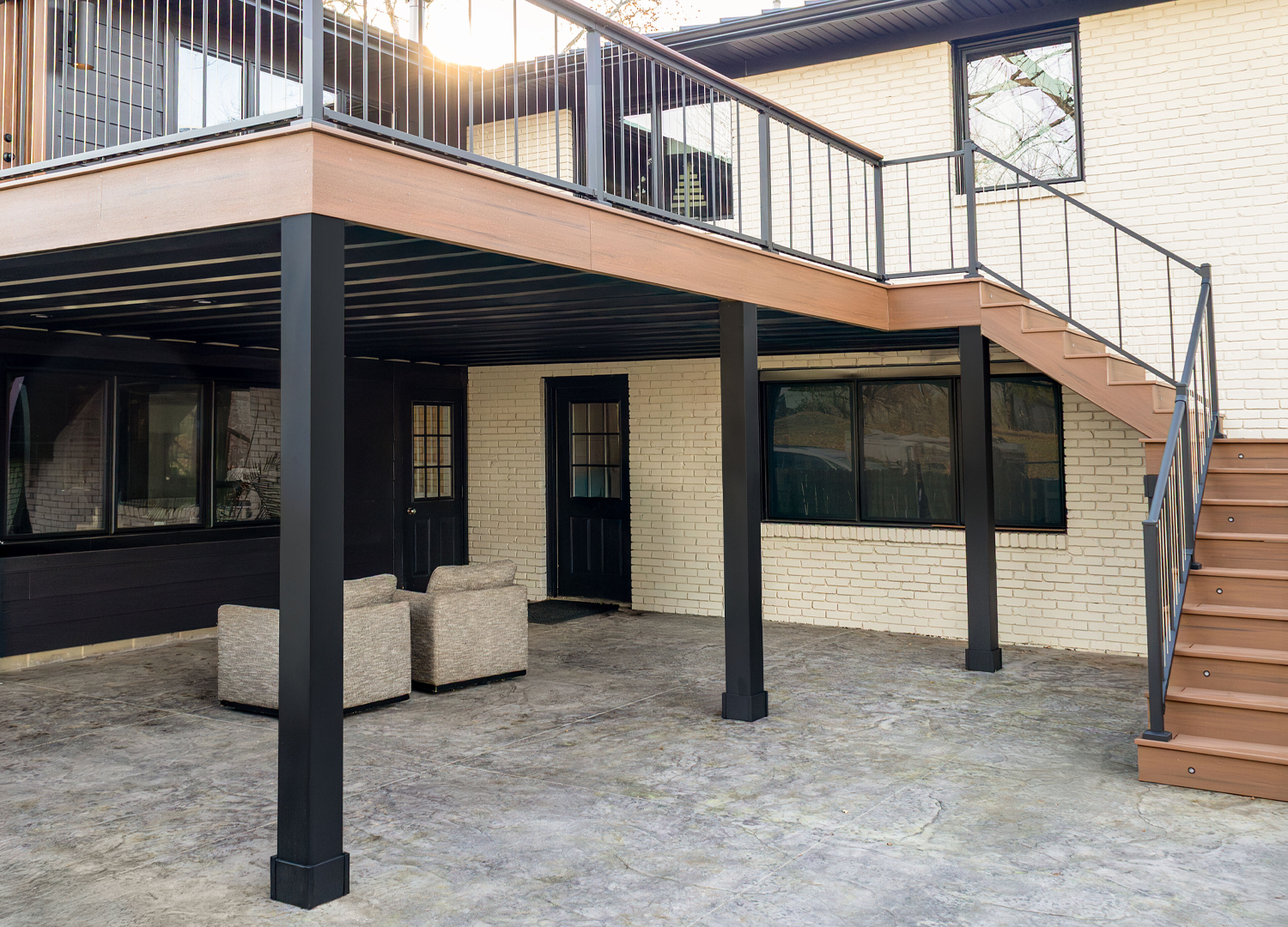 Metal Wrapping Columns
